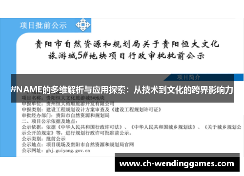 #NAME的多维解析与应用探索：从技术到文化的跨界影响力