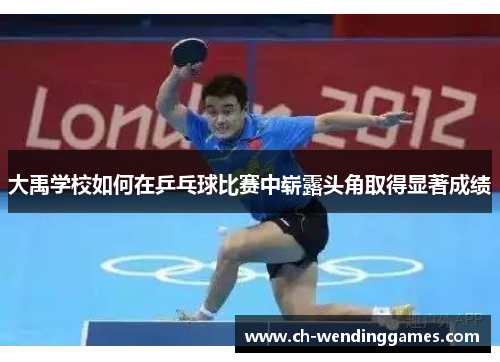大禹学校如何在乒乓球比赛中崭露头角取得显著成绩