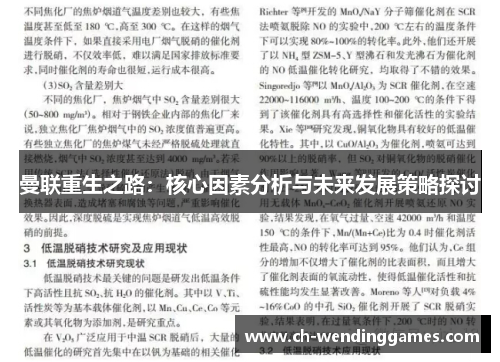 曼联重生之路：核心因素分析与未来发展策略探讨